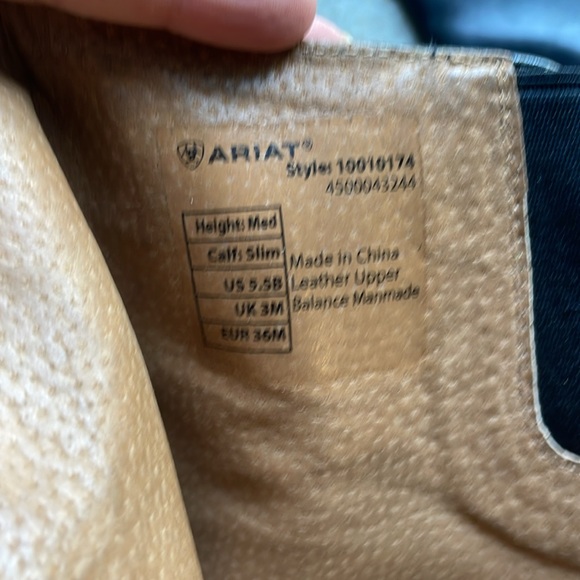 Ariat heritage riding boots - like new. See image for size - Picture 6 of 14
